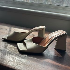 Lintervalle slip on kitten heels. Worn once